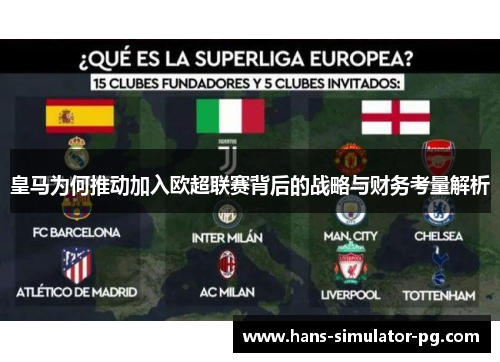 皇马为何推动加入欧超联赛背后的战略与财务考量解析